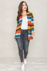 Stripe Elbow Patch Cardigan king-general-store-5710.myshopify.com