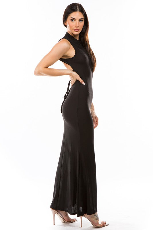 Black Sleeveless Bodycon Maxi Dress king-general-store-5710.myshopify.com
