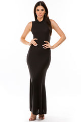 Black Sleeveless Bodycon Maxi Dress king-general-store-5710.myshopify.com