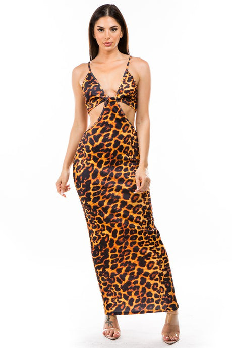 Leopard Open Back Sexy Party Dress king-general-store-5710.myshopify.com