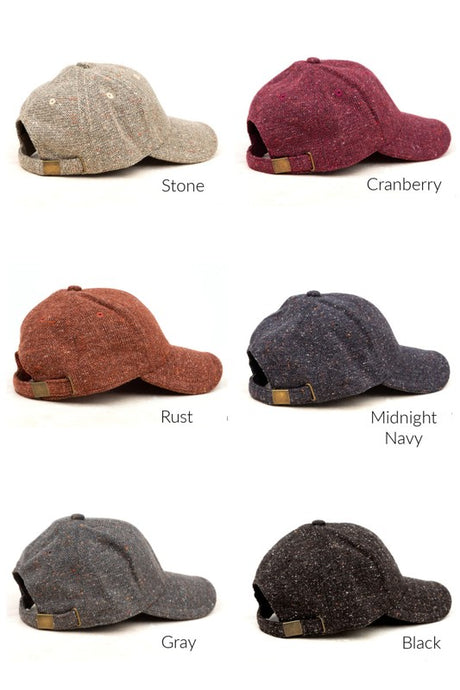 Fall Tweed Ball Cap king-general-store-5710.myshopify.com