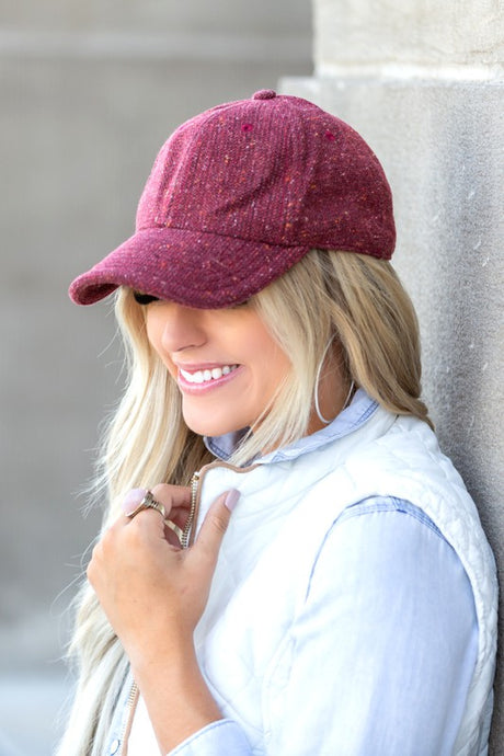 Fall Tweed Ball Cap king-general-store-5710.myshopify.com