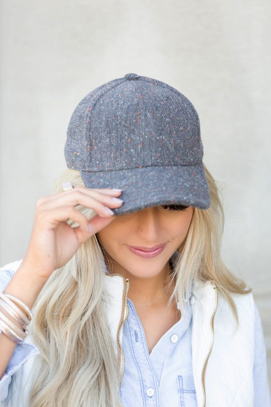 Fall Tweed Ball Cap king-general-store-5710.myshopify.com