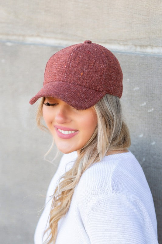 Fall Tweed Ball Cap king-general-store-5710.myshopify.com