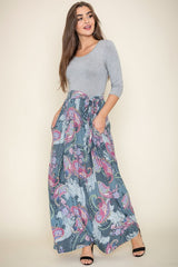 Sash Maxi Dress With Pockets