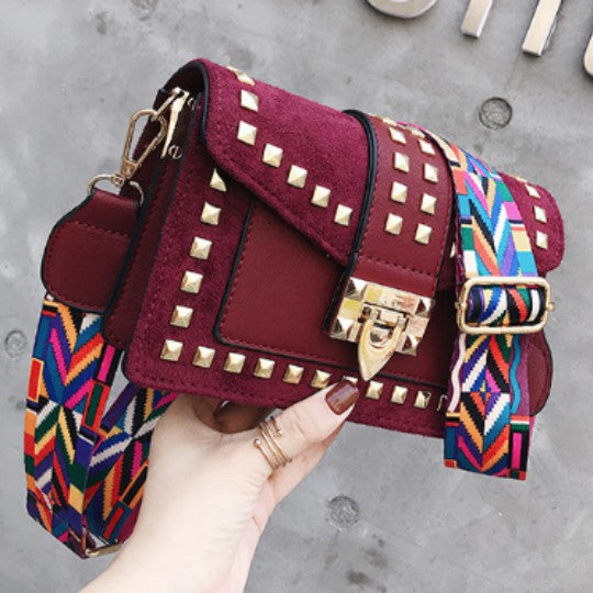 Betty Shoulder Bag with Velvet Finish king-general-store-5710.myshopify.com