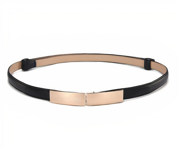 Skinny Vegan Leather Luka Belt