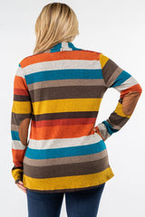 Stripe Elbow Patch Cardigan king-general-store-5710.myshopify.com