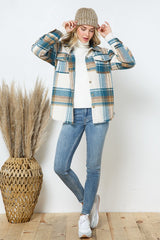 Yarn Dyed Plaid Shirt Jacket Shacket king-general-store-5710.myshopify.com