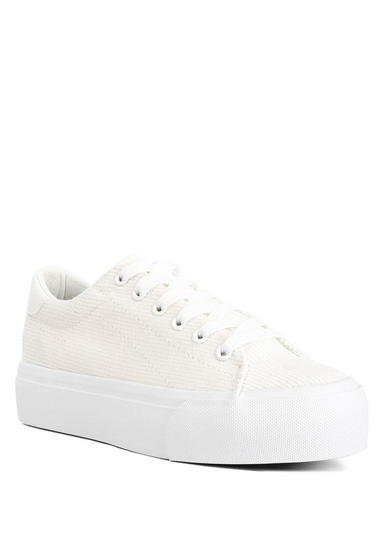 Hyra Solid Flatform Canvas Sneakers king-general-store-5710.myshopify.com