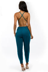 Teal Cami Top Pant Set king-general-store-5710.myshopify.com