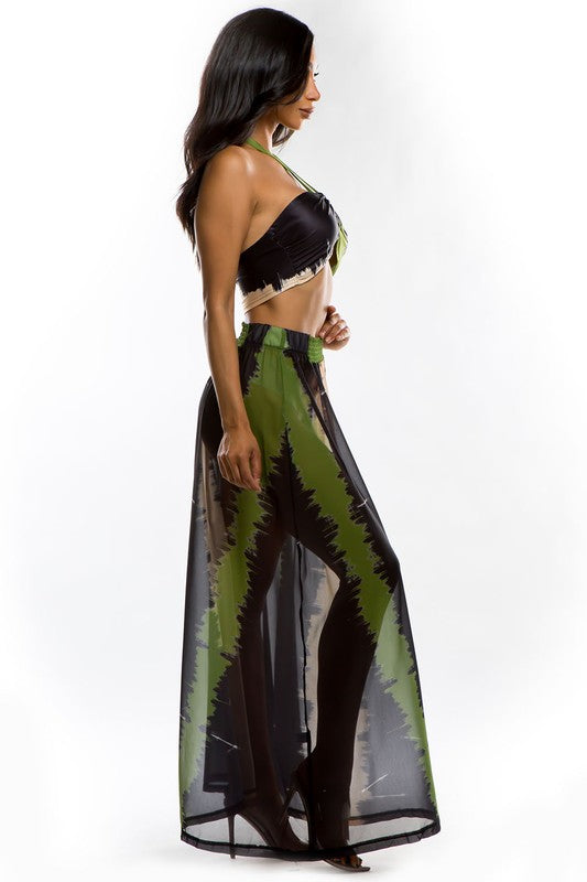 Green Multi Sexy Dress Set king-general-store-5710.myshopify.com