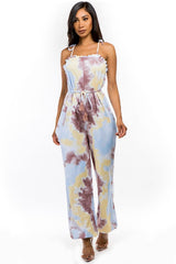 Blue Multi Sexy Jumpsuit king-general-store-5710.myshopify.com