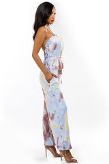 Blue Multi Sexy Jumpsuit king-general-store-5710.myshopify.com