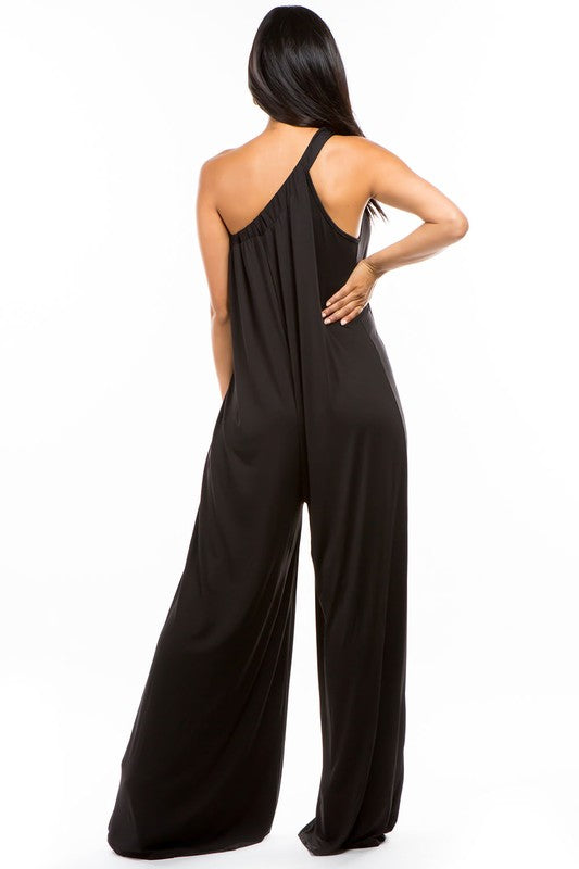 Black Belt Pant Style Jumpsuit king-general-store-5710.myshopify.com