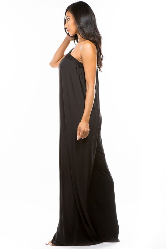 Black Belt Pant Style Jumpsuit king-general-store-5710.myshopify.com