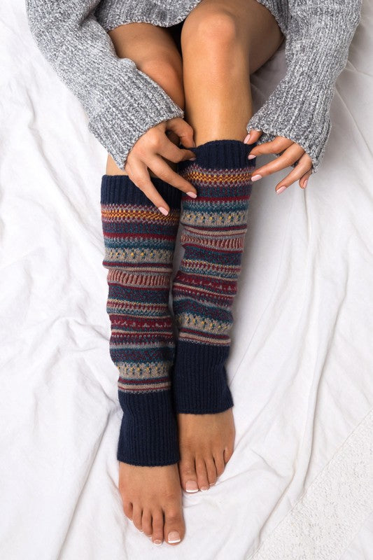 Short Fairisle Legwarmer king-general-store-5710.myshopify.com