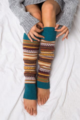 Short Fairisle Legwarmer king-general-store-5710.myshopify.com