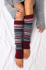 Short Fairisle Legwarmer king-general-store-5710.myshopify.com