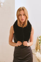 Faux Fur Short Collar Scarf king-general-store-5710.myshopify.com