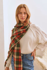 Multi Colored Checkered Pattern Scarf king-general-store-5710.myshopify.com
