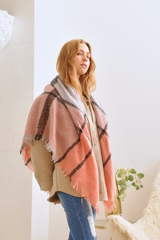 Plaid Winter Shawl Scarf king-general-store-5710.myshopify.com