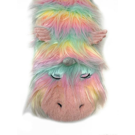Funky Unicorn - Women's Cozy Sherpa Slipper Socks king-general-store-5710.myshopify.com