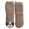 Sloth Time - Women's Cozy Sherpa Slipper Socks king-general-store-5710.myshopify.com