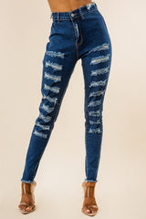 Dark Denim Front Back Cut Jeans king-general-store-5710.myshopify.com