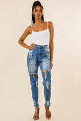 DENIM JEANS MULTI CUT king-general-store-5710.myshopify.com