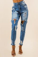 DENIM JEANS MULTI CUT king-general-store-5710.myshopify.com