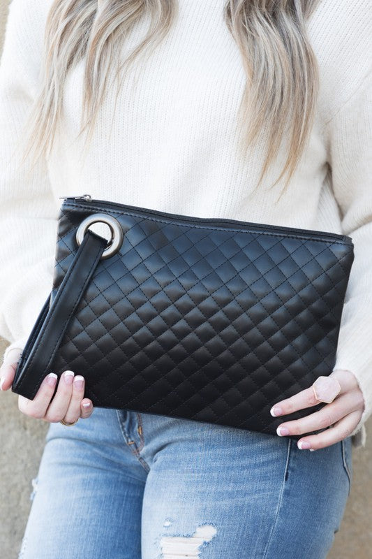 Quilted Wristlet Clutch king-general-store-5710.myshopify.com