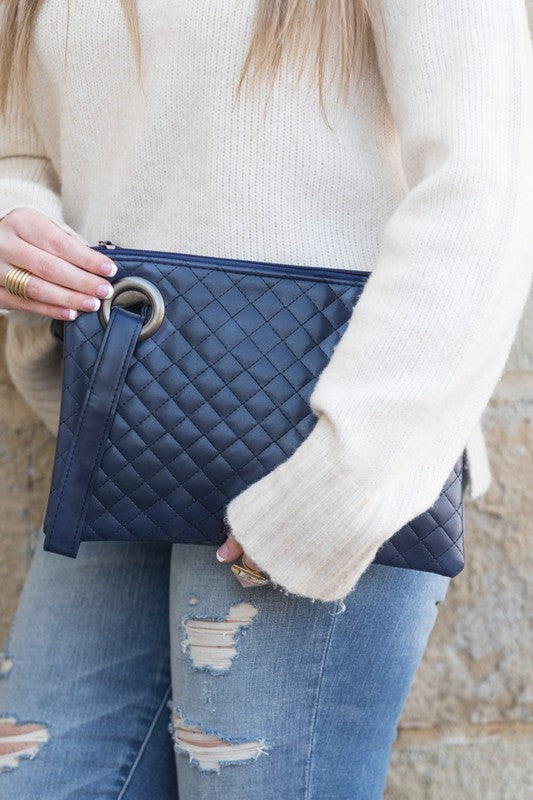 Quilted Wristlet Clutch king-general-store-5710.myshopify.com