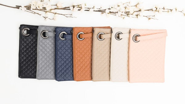 Quilted Wristlet Clutch king-general-store-5710.myshopify.com