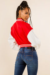 Red Sexy Bomber Jacket king-general-store-5710.myshopify.com