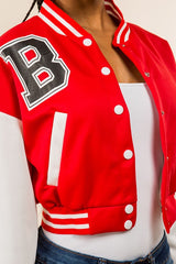 Red Sexy Bomber Jacket king-general-store-5710.myshopify.com