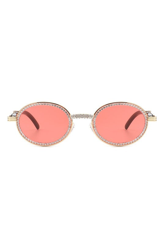 Round Circle Retro Glitter Fashion Sunglasses king-general-store-5710.myshopify.com