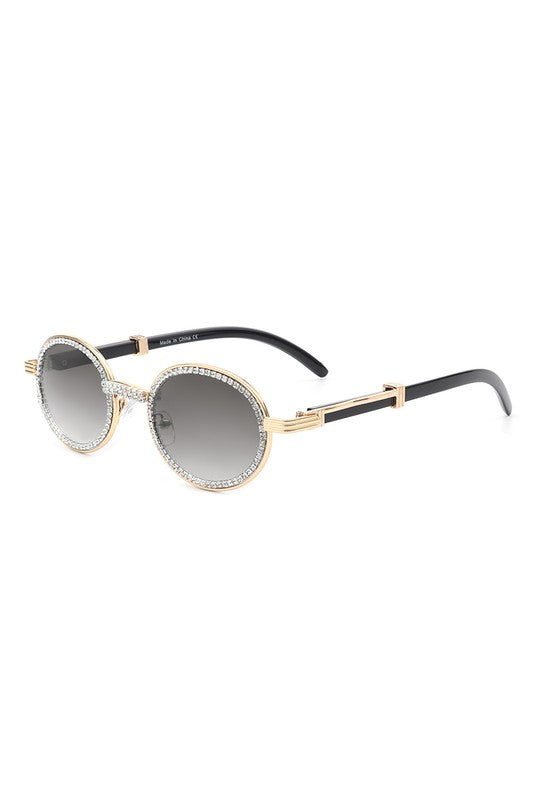 Round Circle Retro Glitter Fashion Sunglasses king-general-store-5710.myshopify.com