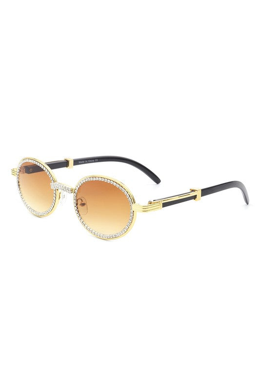 Round Circle Retro Glitter Fashion Sunglasses king-general-store-5710.myshopify.com