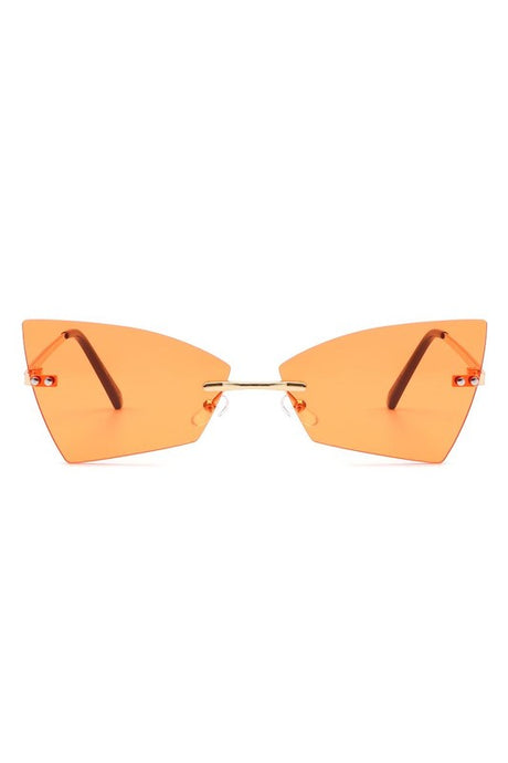 Rimless Geometric Triangle Fashion Sunglasses king-general-store-5710.myshopify.com