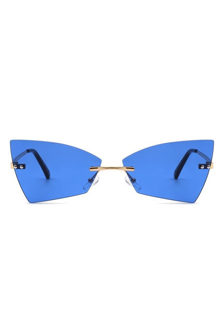 Rimless Geometric Triangle Fashion Sunglasses king-general-store-5710.myshopify.com