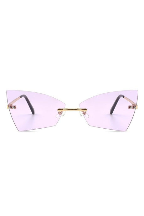 Rimless Geometric Triangle Fashion Sunglasses king-general-store-5710.myshopify.com