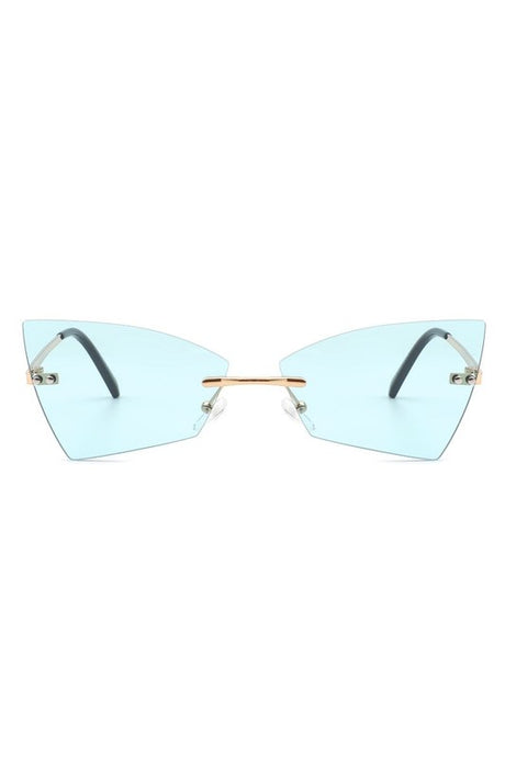 Rimless Geometric Triangle Fashion Sunglasses king-general-store-5710.myshopify.com