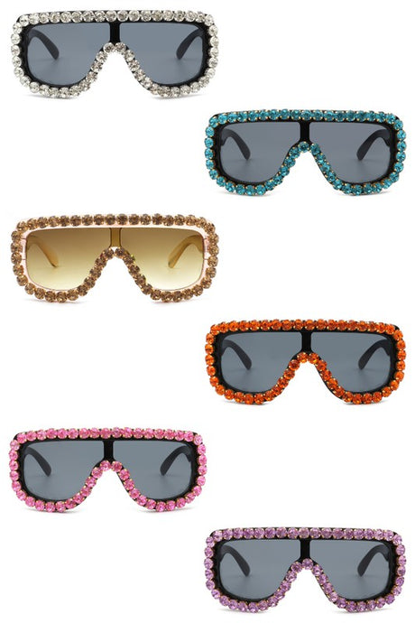 Women Oversize Rhinestone Aviator Sunglasses king-general-store-5710.myshopify.com