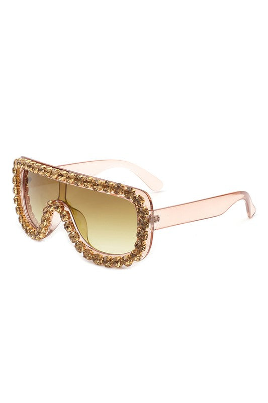 Women Oversize Rhinestone Aviator Sunglasses king-general-store-5710.myshopify.com