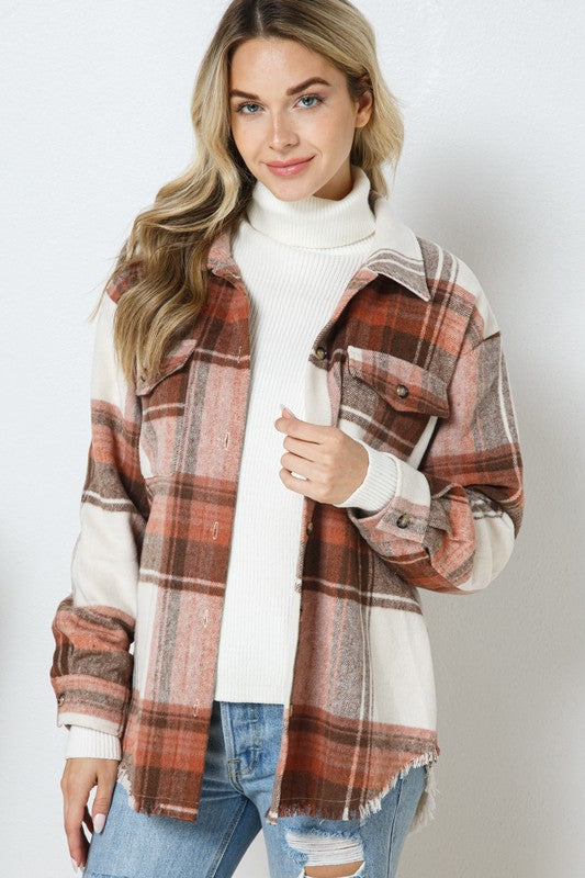 Yarn Dyed Plaid Shirt Jacket Shacket king-general-store-5710.myshopify.com