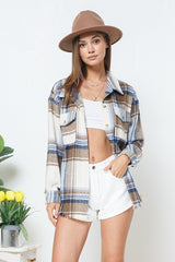 Yarn Dyed Plaid Shirt Jacket Shacket king-general-store-5710.myshopify.com