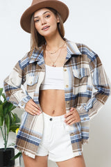 Yarn Dyed Plaid Shirt Jacket Shacket king-general-store-5710.myshopify.com