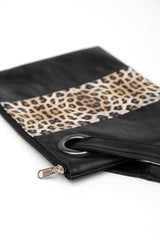 Leopard Dual Tone Clutch king-general-store-5710.myshopify.com