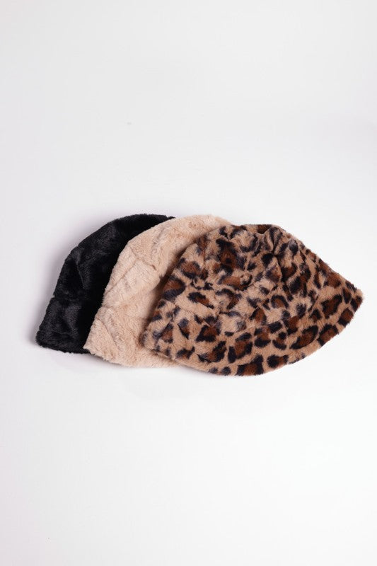 Solid Color Furry Bucket Hat king-general-store-5710.myshopify.com
